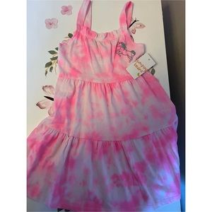 Pink Tyedyed Unicorn Dress NWT